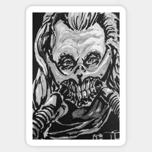 Mad Max - "To The Gates Of Valhalla" Immortan Joe portrait (original) Sticker